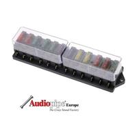 12V/24V KFZ LKW Auto Boot Sicherungshalter Sicherungsdose Sicherungskasten 6fach