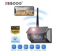 12-24V Solar Wireless WiFi Rückfahrkamera Magnet für iPhone Android Phone LKW RV