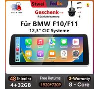 12.3" Auto Carplay android wireless adapter 64GB Für BMW 5er F10 F11 2013-16 CIC