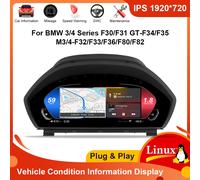 12.3" Digital Tacho Kombiinstrument CarPlay Für BMW X3 F25 X4 F26 X5 F15 X6 F16