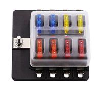 12-30V 1 in 8 Out Auto RV Sicherungskasten Base Insurance Insert PC Terminal