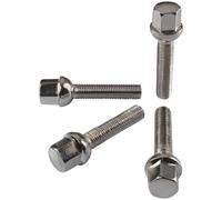 12 Radschrauben Radbolzen CHROM Smart ForTwo 450 MC01 451 452 Coupe Roadster