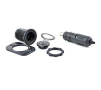 12 Volt LED Zigarettenanzünder Stecker KFZ + Einbaudose