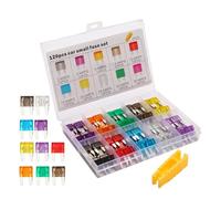 120 Stück Auto Sicherungen KFZ Flachsicherungen Stecksicherungen Mini Kfz Sicherungen Set Auto Sicherungene Set Autosicherung Flachsicherung Stecksicherungen Sicherung Für Pkw Wohnmobile LKW Motorrad