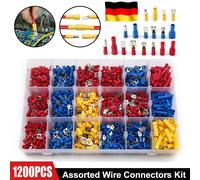 1200-tlg. Kabelschuhe Sortiment Box Auto KFZ Steckverbinder Flachstecker Satz