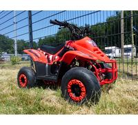 125ccm Quad ATV Automatikgetriebe 6 Zoll Kinderquad 4 Takt KXD Kinder Quad Rot