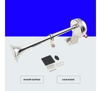 125DB Nebelhorn Lufthorn Druckluft Trompete Fanfare Hupe Kompressor PKW LKW 12V