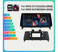 128G 8Core Carplay Android Für BMW X3 F25 X4 F26 Autoradio GPS Navi WIFI BT RDS