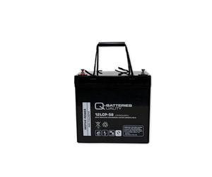 12LCP-56 AGM Batterie ZYKLENFESTE 12V/56Ah Reha-Technik Elektroboote Solaranlage