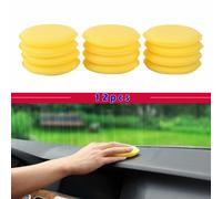 12pcs Waxing Polish Wax Foam Sponge Applicator Pad Cleaning Car Glass
