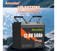 12V 100Ah 50Ah125Ah20Ah LiFePO4 Akku LithiumBatterie BMS Solarbatterie Wohnmobil