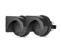 12V 108dB Schwarz Schnecke Lufthorn Horn Warnung Hupe für Fahrzeuge Auto KFZ LKW