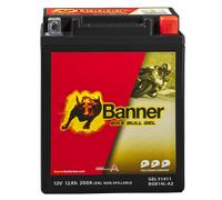 12V 14Ah 190A Banner Bike Bull GEL 51411 Motorradbatterie BGB14L-A2