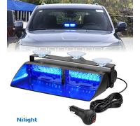 12V 16 LED Auto KFZ Frontblitzer Blitzlicht Warnleuchte LKW Strobe Licht