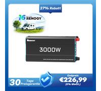 Renogy 3000W/6000W 12V bis 230V Reiner Sinus-Wechselrichter,Haus & Garten