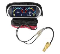 12V 24V Auto Wassertemperaturanzeige Digital Voltmeter mit Sensor f??r Fahrzeuge