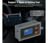 12V 24V Dual USB DC LED Digital Display Auto Automotive Voltmeter Batterie