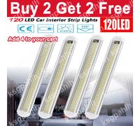 12V/24V LED Streifen Leuchte 120-LEDs Auto KFZ Van VOLT Stablampe Lichtleiste