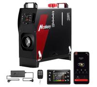 12V/24V Luft Dieselheizung 8KW, 0,12-0,45 L/h Air Diesel Standheizung mit APP & Adapter,18% höhere Verbrennungseffizienz,10-Stufen-Temperaturregelung, Automatik-Start-Stopp für Auto LKW, 2025