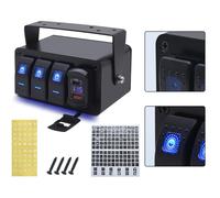 12V 24V Schalttafel mit Digital Voltmeter für Marine LKW für Auto und Wohnmobi