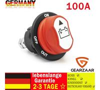 12V-32V Auto Batterie Trenn Haupt Strom Schalter 100A Notaus Poltrenner Motorrad