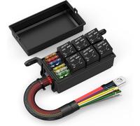 12V 40A 5-pin 6-Wege-vorgeverdrahteter Relais-Sicherungskasten für Auto Marine