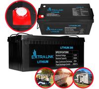 12V 40Ah LiFePO4 Akkus Batterie BMS Wohnmobile Boote Lithium Batterie Akku