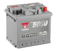 12V 54Ah 500A (EN) YBX 5000 Yuasa YBX5012 Silver High Performance Autobatterie