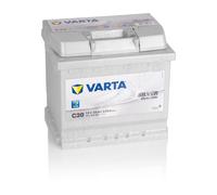 12V 54Ah 530A EN VARTA C30 Autobatterie geladen sofort einsatzbereit