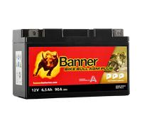 12V 6,5Ah 90A Banner Bike Bull AGM Plus 50601 Motorradbatterie BGT7B-4 / GT7B-4