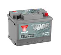 12V 60Ah 640A (EN) YBX 5000 Yuasa YBX5075 Silver High Performance Batterie