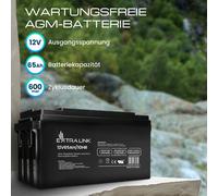 12V 65Ah AGM Batterie wartungsfrei langlebiger Deep Cycle Akku für Solar Boot