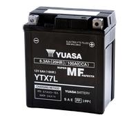 'YUASA AGM YTX7L 6Ah Motorradbatterie YTX7L-BS geschlossen'