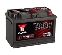 12V 76Ah 680A (EN) Yuasa YBX3096 SMF Autobatterie Starterbatterie wartungsfrei