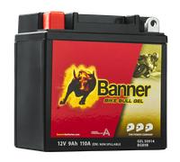 12V 9Ah 110A Banner Bike Bull GEL 50914 Motorradbatterie BGB9B