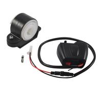 12V Bis 5V Motorrad USB LadegeräT für Moto 2.1A 12V Motorrad LadegeräT mit Voltmeter Led Anzeige Thermometer