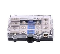 12V Distribution Block,Mini Anl Sicherungshalter,Sicherungshalter 12 Volt,3-Wege-Auto-Sicherung,Auto-O-Sicherungsblock,Elektrisch,Universell,60 A,Auto,Fahrzeug,Stereo,O,Strom,Sicherungskasten,Halte