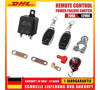 12V Doppelte Fernbedienung Automatisch KFZ Batterie Trennschalter Schalter Satz.