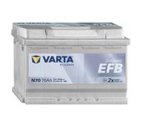 12V EFB Autobatterie 70Ah 720A Start Stop Starterbatterie Wartungsfrei Batterie