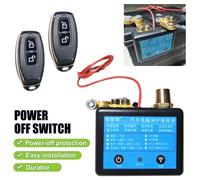 12V KFZ Auto Batterie Trennschalter Stromschalter Isolator mit 2Fernbedienung