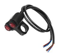12V Motorrad-Scheinwerferschalter Blinkersteuerung Nebelscheinwerfer Beleuchtungstasten Motorradzubehör Motorrad-Lenkerschalter Motorrad Lenker Schalter