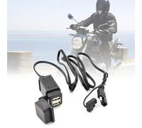 12V Motorrad Wasserdicht SAE zu USB Adapter Ladegerät Steckdose Innen-Sicherung.