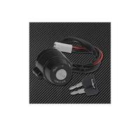 12V Motorrad Zündschloss Sperrschlüssel Schwarz Aluminium Set Für Yamaha DT100 DT125 DT175 DT250 XT250