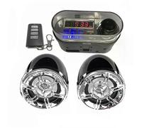 12V Motorrad Zwei Lautsprecher Lenker Radio Wasserdichte Motorrad Sound System Stereo Lautsprecher Bluetooth-kompatibel