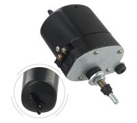 12V Scheibenwischermotor mit 300mm Wischerarm, 45-120° Schwenkwinkel, für Boote, Wohnmobile, Traktoren, für ATV, UTV, Ersatz für OEM 01287358/7731000001/0390506510, Schwarz(Motor)