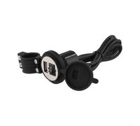 12V USB Motorrad Ladegerät 1.2m Kabel Wasserdicht