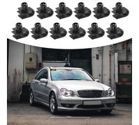 12x Befestigungsclip Stoßstange Grill Gitter für Mercedes W203 W211 W215, 0029