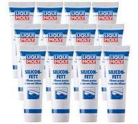 12x LIQUI MOLY 3312 Silicon-Fett transparent, 100g