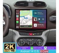 13.1" 2K 4G+64G Android 14 CarPlay Autoradio GPS RDS Für Jeep Renegade 2015-2020
