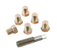 13 Stück Ölablassschraube Gewinde-Reparatursatz für M13-M20x.5mm Gewinde, Edelstahl Wasserhähne mit Aufbewahrungsbox, Kompatibel mit Motoröl(M17X1.5)